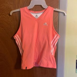 Adidas pink workout shirt